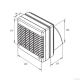 Вытяжной вентилятор оконный VENTS 125 МАО2