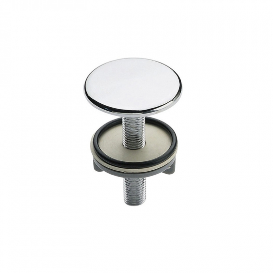 Заглушка для раковины хром