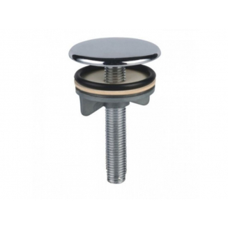 Заглушка для раковины хром