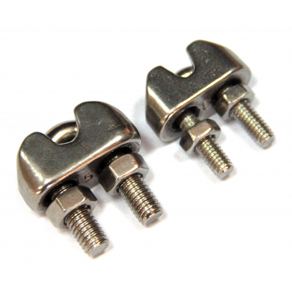 Зажим (хомут) для троса 3-4 мм