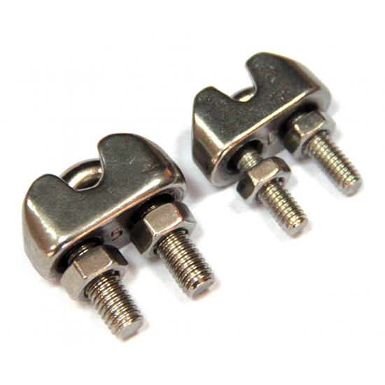 Зажим (хомут) для троса 4-5 мм