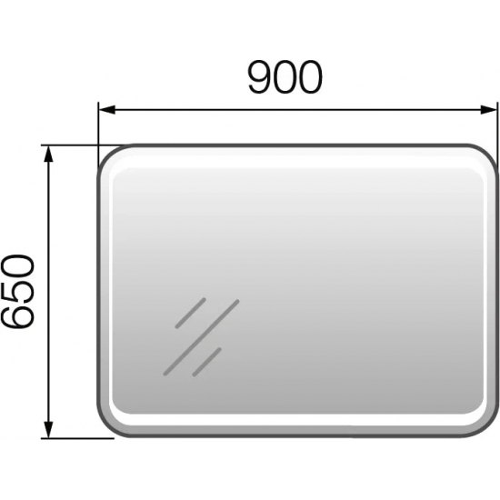 Зеркало 1MarKa Eco 90