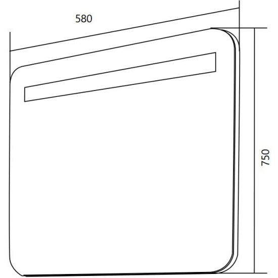 Зеркало 1MarKa Гармоника 60 Лайт