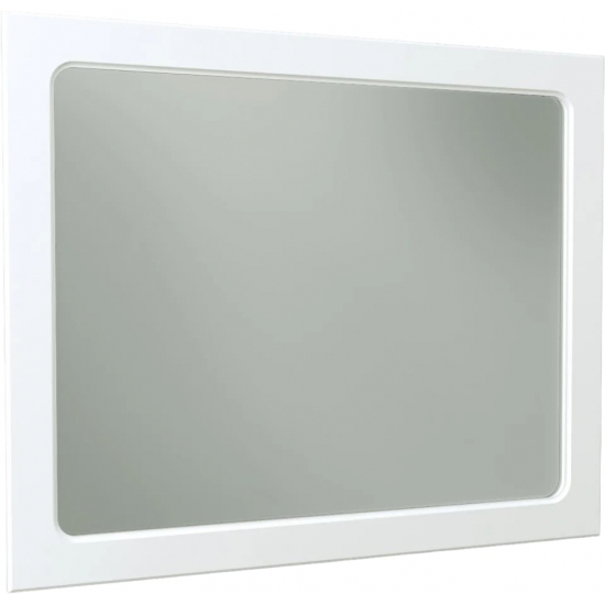 Зеркало 1MarKa Прованс 105 белый глянец