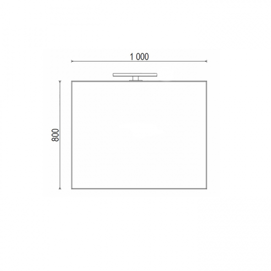 Зеркало АКВАТОН Брук 100