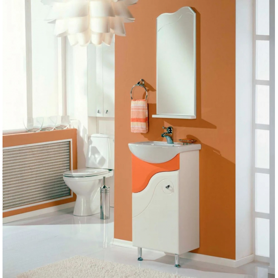 Зеркало АКВАТОН Колибри 45 с полкой