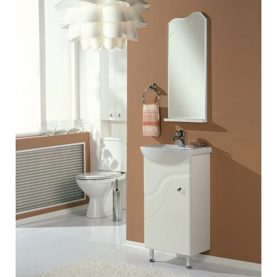 Зеркало АКВАТОН Колибри 45 с полкой