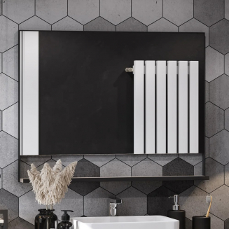 Зеркало АКВАТОН Лофт Урбан 100 см, с полкой