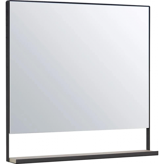 Зеркало АКВАТОН Лофт Урбан 80 см, с полкой