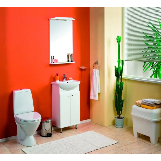 Зеркало АКВАТОН Мира 47 с полкой