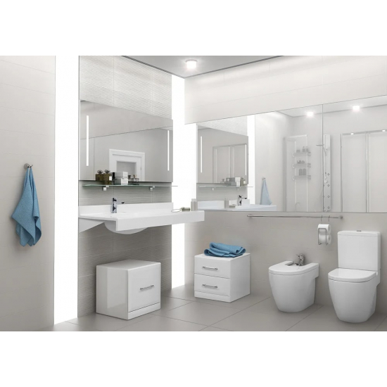 Зеркало АКВАТОН Отель 100 с подсветкой и антизапотеванием