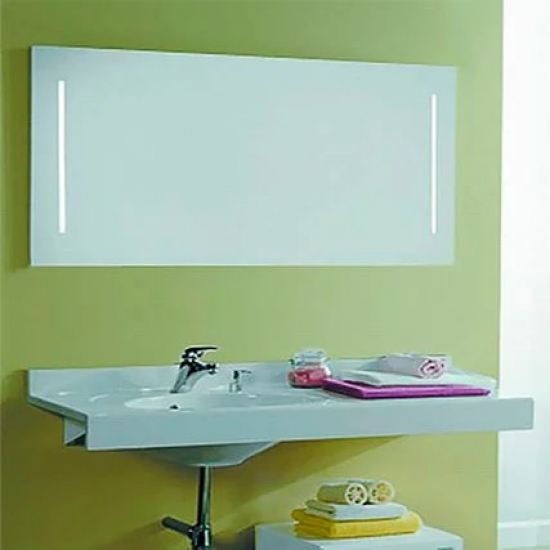 Зеркало АКВАТОН Отель 120 с подсветкой и антизапотеванием