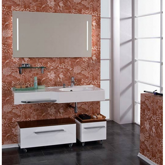 Зеркало АКВАТОН Отель 127 с подсветкой и антизапотеванием