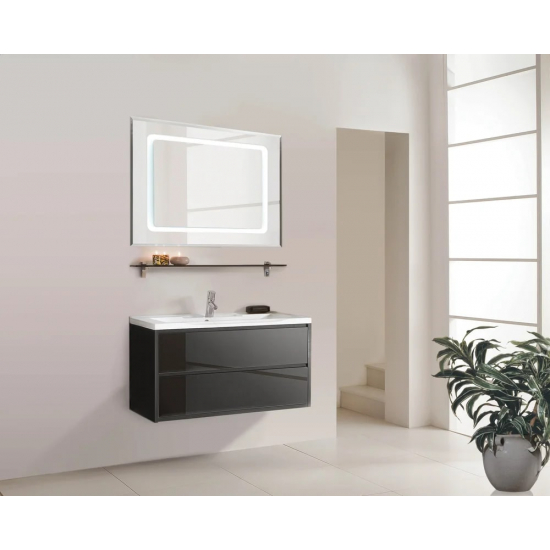 Зеркало АКВАТОН Римини 100 с подсветкой и антизапотеванием