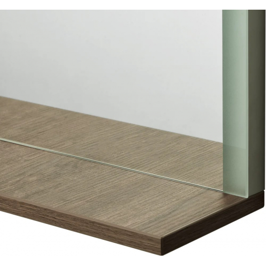 Зеркало АКВАТОН Терра 70 дуб кантри, с полкой