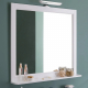 Зеркало AQUANET Бостон М 100 матовый, с полкой 