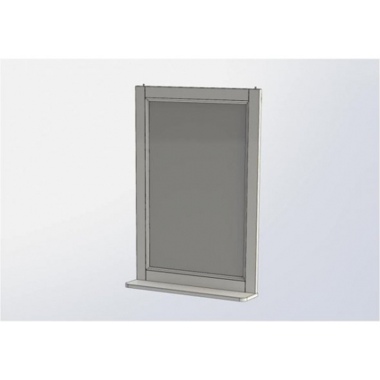 Зеркало AQUANET Бостон М 60 матовый, с полкой