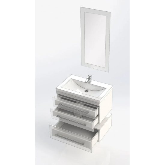 Зеркало AQUANET Нота 50х100 лайт