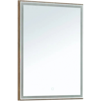 Зеркало AQUANET Nova Lite 60 дуб рустикальный LED