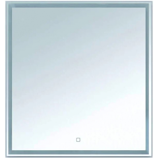Зеркало AQUANET Nova Lite 75 белый глянец LED