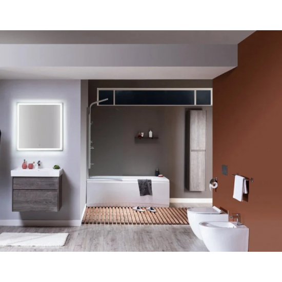 Зеркало AQUANET Nova Lite 75 дуб рошелье LED