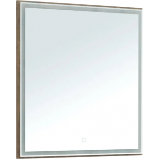 Зеркало AQUANET Nova Lite 75 дуб рустикальный LED