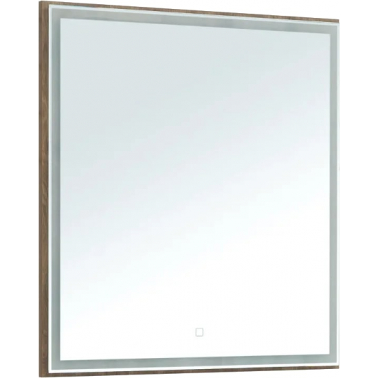 Зеркало AQUANET Nova Lite 75 дуб рустикальный LED