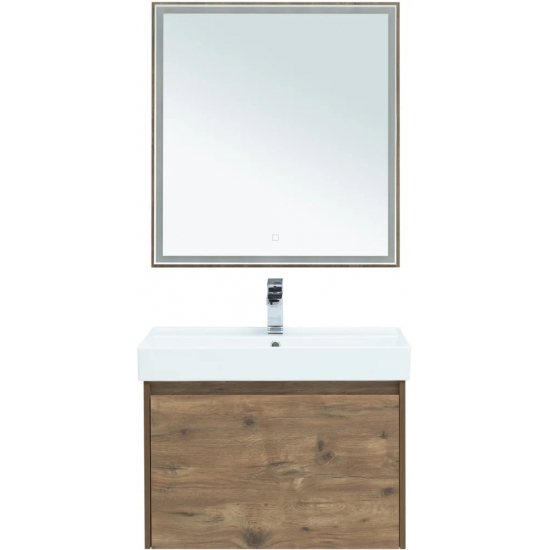 Зеркало AQUANET Nova Lite 75 дуб рустикальный LED