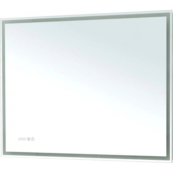 Зеркало AQUANET Оптима 100 белый матовый