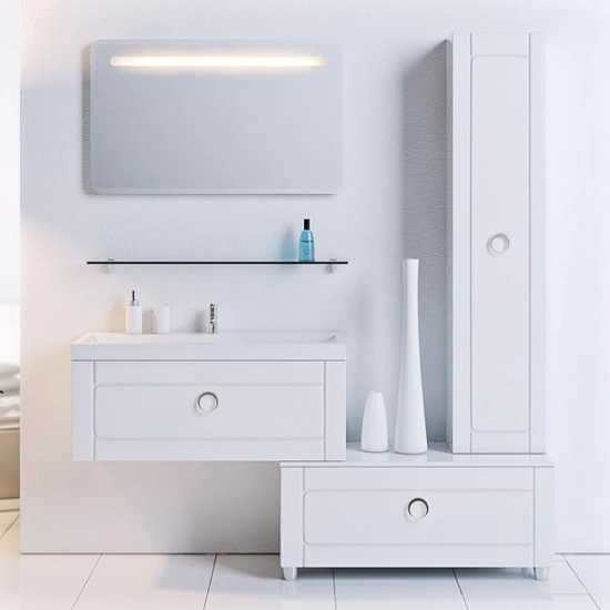 Зеркало AQWELLA 5 stars Infinity 100 с подсветкой