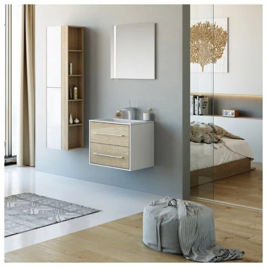 Зеркало AQWELLA 5 stars Miami 75 с подсветкой