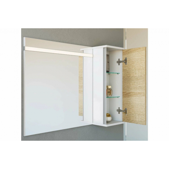 Зеркало AQWELLA 5 stars Miami 75 с подсветкой