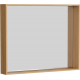 Зеркало AQWELLA Basic 80х100 дуб золотой, с полкой