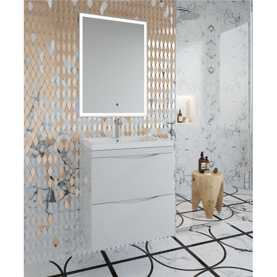 Зеркало АURA Андрея 600x800 с сенсором и LED подсветкой