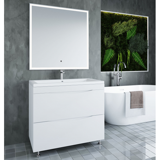 Зеркало АURA Андрея 900x800 с сенсором и LED подсветкой
