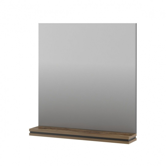 Зеркало AURA Триумф 90 славянский дуб, с полкой