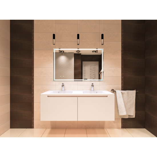 Зеркало AZARIO Ливия 120x80 с LED подсветкой