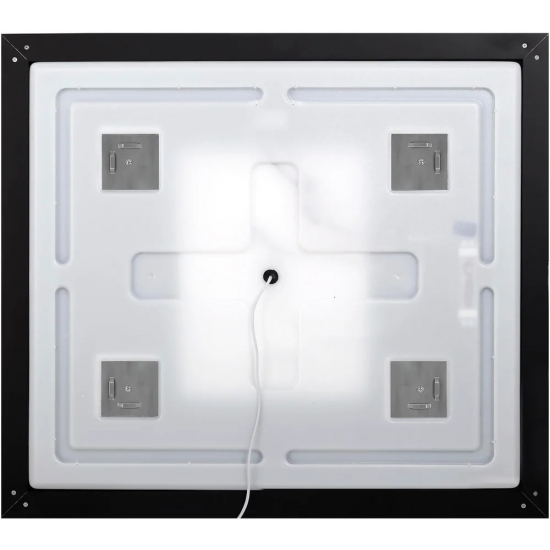 Зеркало BELBAGNO Kraft SPC-KRAFT-685-885-TCH-WARM-NERO черное, с подсветкой и подогревом
