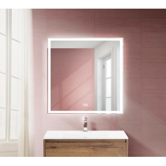 Зеркало BELBAGNO SPC-GRT-800-800-LED-TCH-WARM с подсветкой, сенсорным выключателем