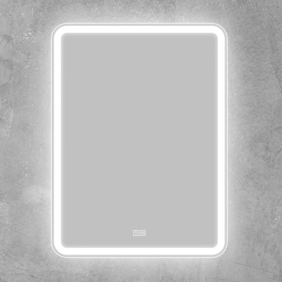 Зеркало BELBAGNO SPC-MAR-600-800-LED-TCH-WARM с подсветкой и подогревом, сенсорным выключателем