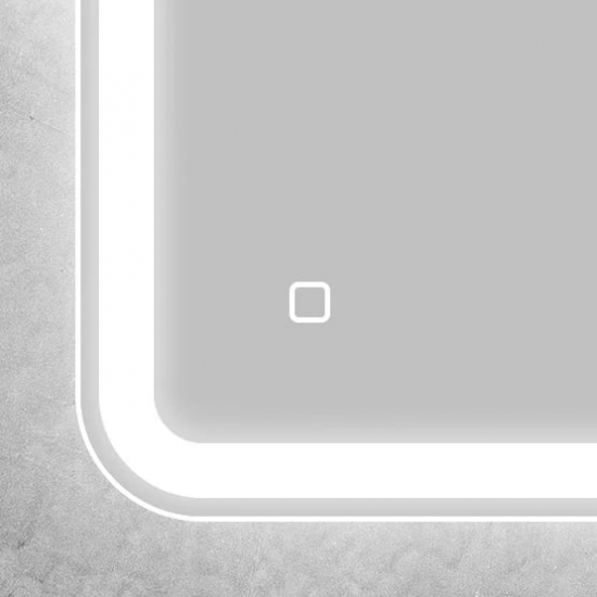 Зеркало BELBAGNO SPC-MAR-900-800-LED-TCH с подсветкой, сенсорным выключателем