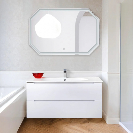 Зеркало BELBAGNO SPC-OTT-1200-800-LED-TCH с подсветкой, сенсорным выключателем