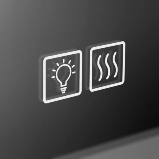 Зеркало BELBAGNO SPC-VST-750-900-LED-TCH-WARM с подсветкой и подогревом, сенсорным выключателем