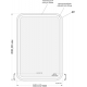 Зеркало CERSANIT LED 051 Design pro 55x80 с микрофоном и динамиками