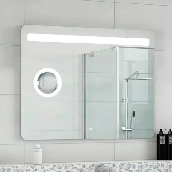 Зеркало CONTINENT Fibra 100х70 с подсветкой