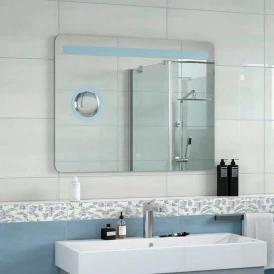 Зеркало CONTINENT Fibra 100х70 с подсветкой