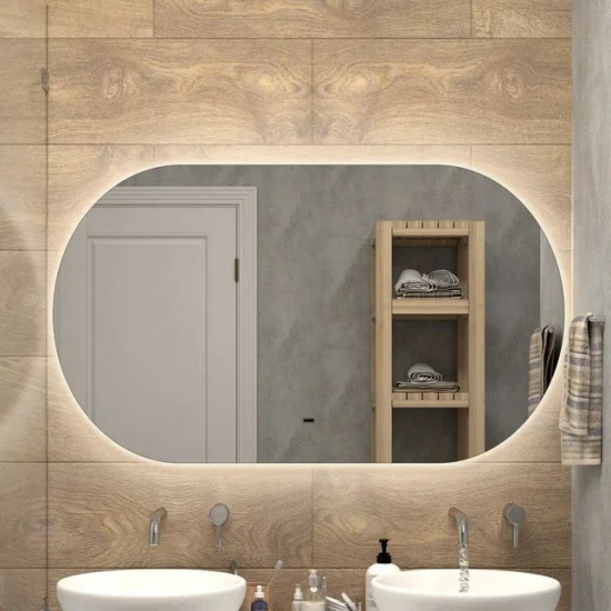 Зеркало CONTINENT Fleur 120х70 с подсветкой