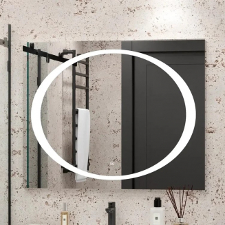 Зеркало CONTINENT Galaxy 100х80 с подсветкой