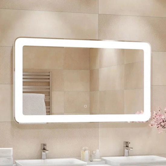 Зеркало CONTINENT Velvette 120х70 с подсветкой