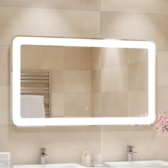 Зеркало CONTINENT Velvette 120х80 с подсветкой